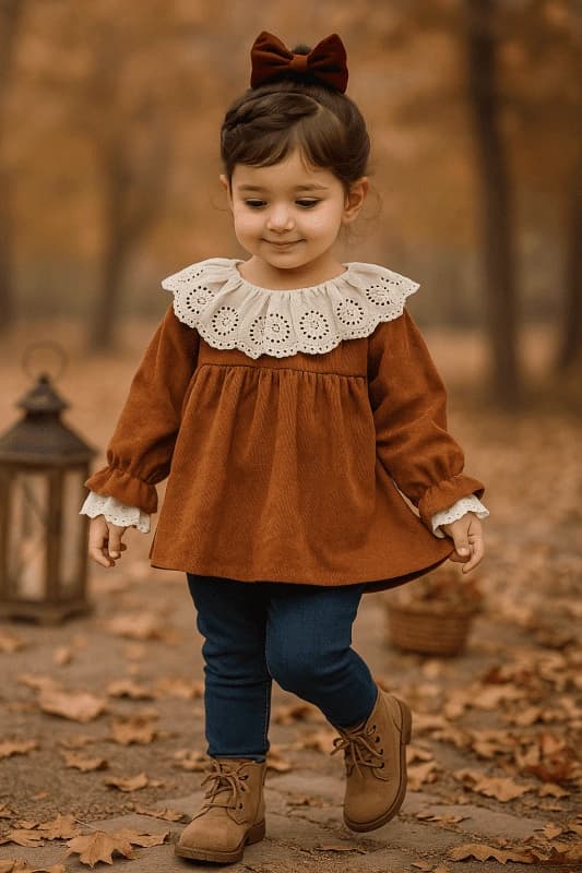 شومیز دخترانه کد 1039 - نمای 2