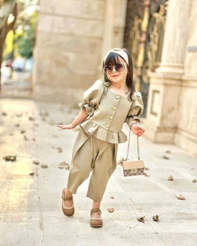 شومیز شلوار دخترانه کد 995 - نمای 1