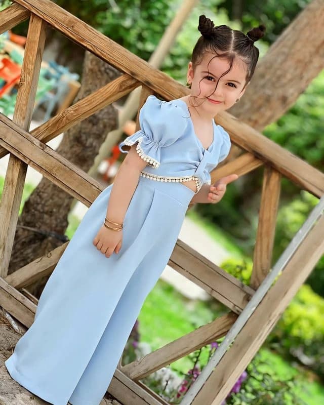 شومیز شلوار بچگانه کد 947 - نمای 2