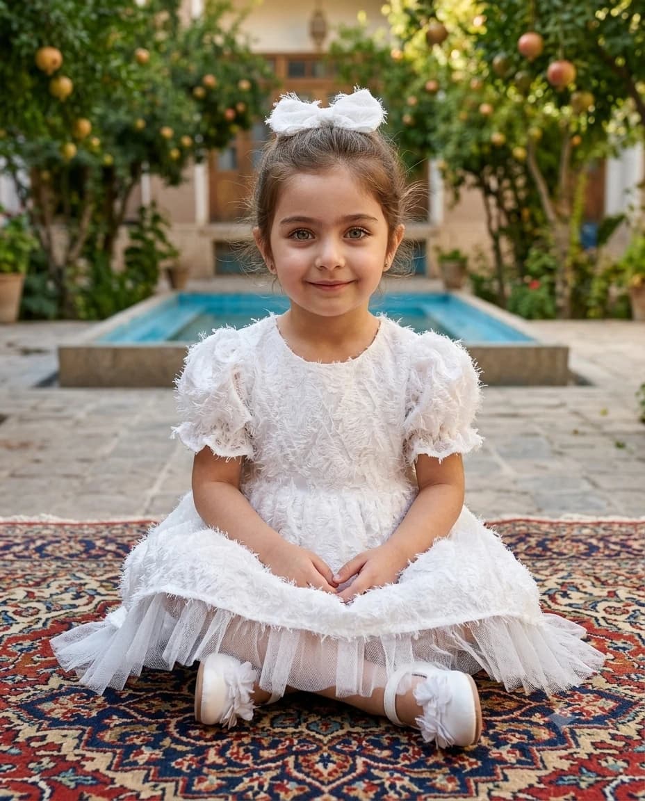 پیراهن دخترانه کد ۴۱