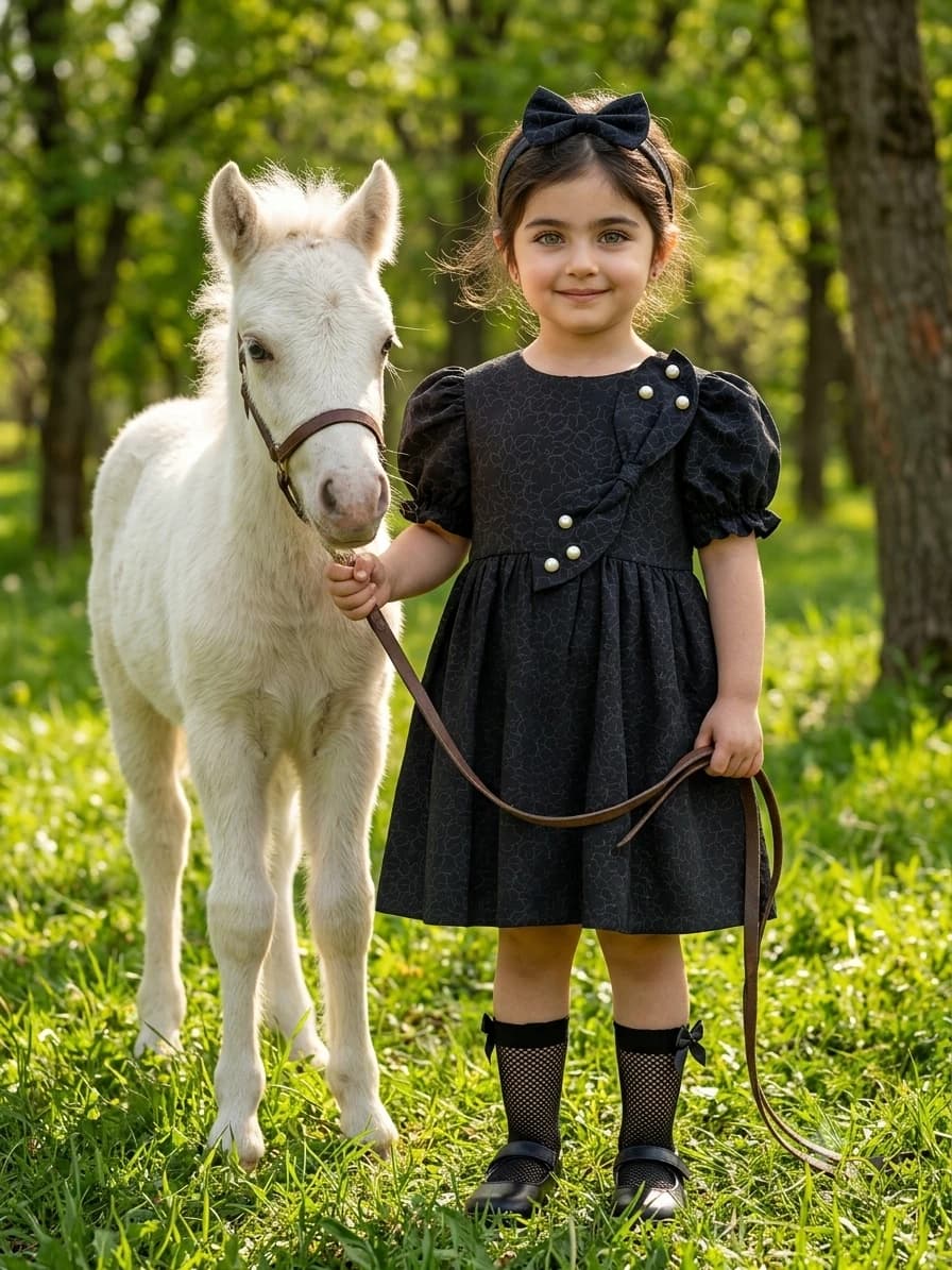 پیراهن دخترانه کد ۱۱۱۶ - نمای 5