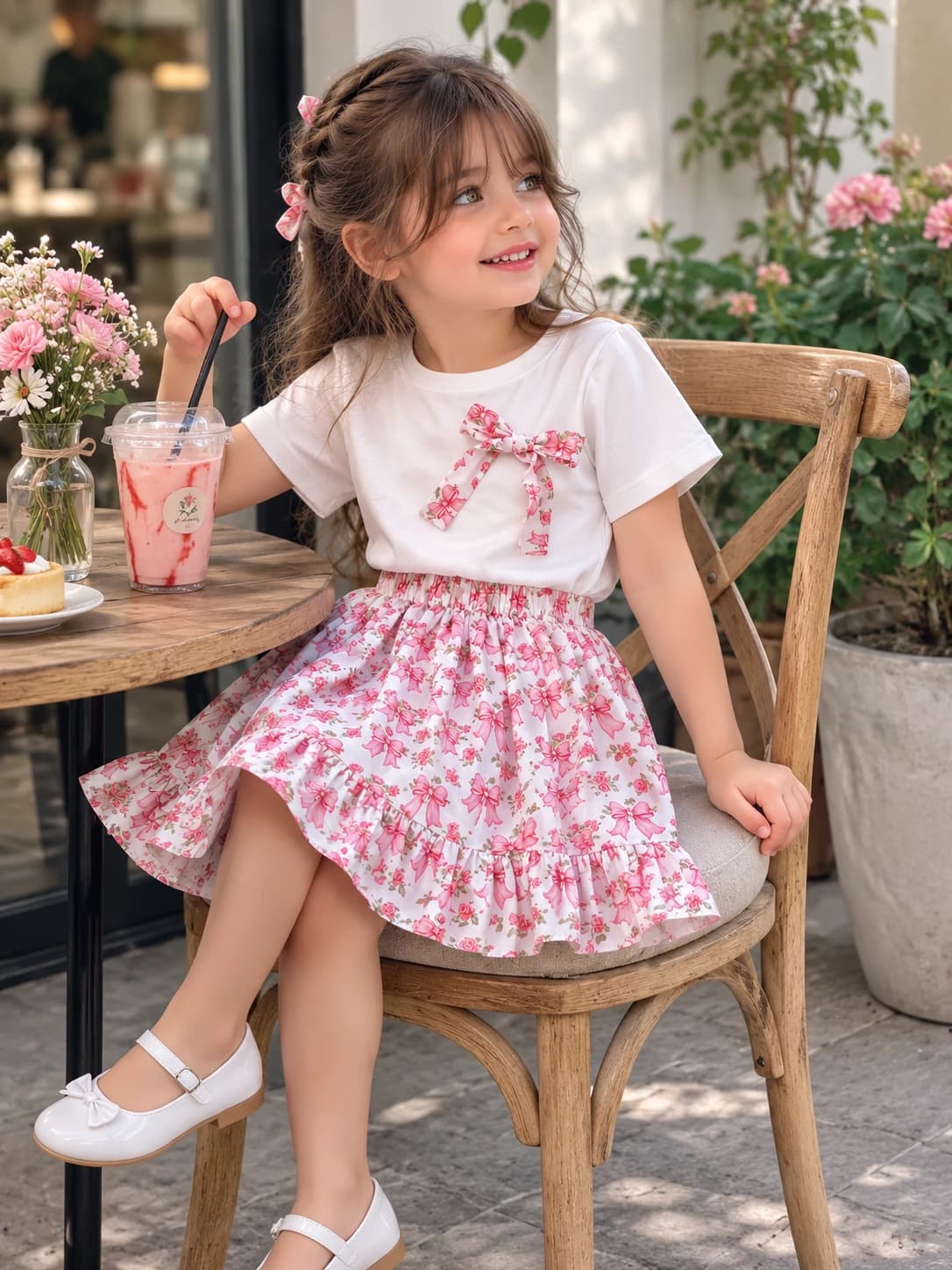 بلوز دامن بچگانه کد ۱۱۳۵