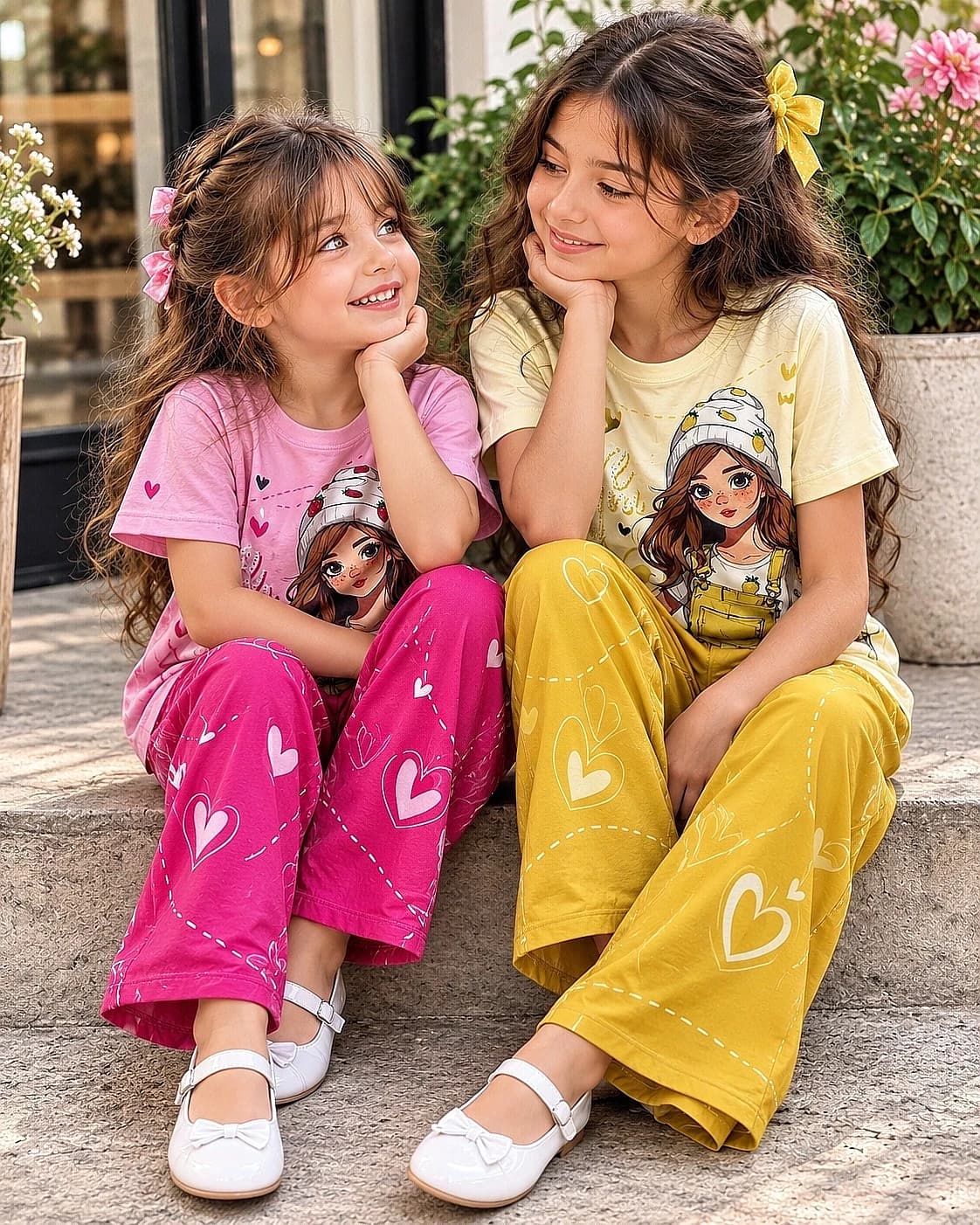بلوز شلوار دخترانه کد ۱۱۶۷