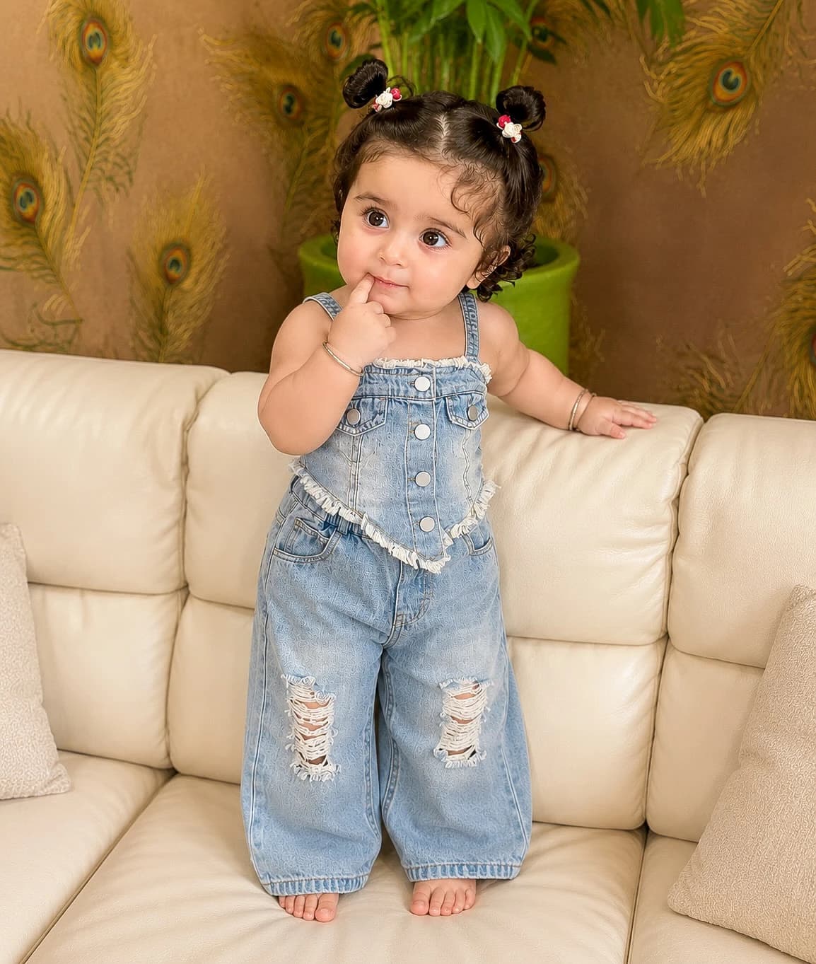 کراپ شلوار بچگانه کد ۲۰۵