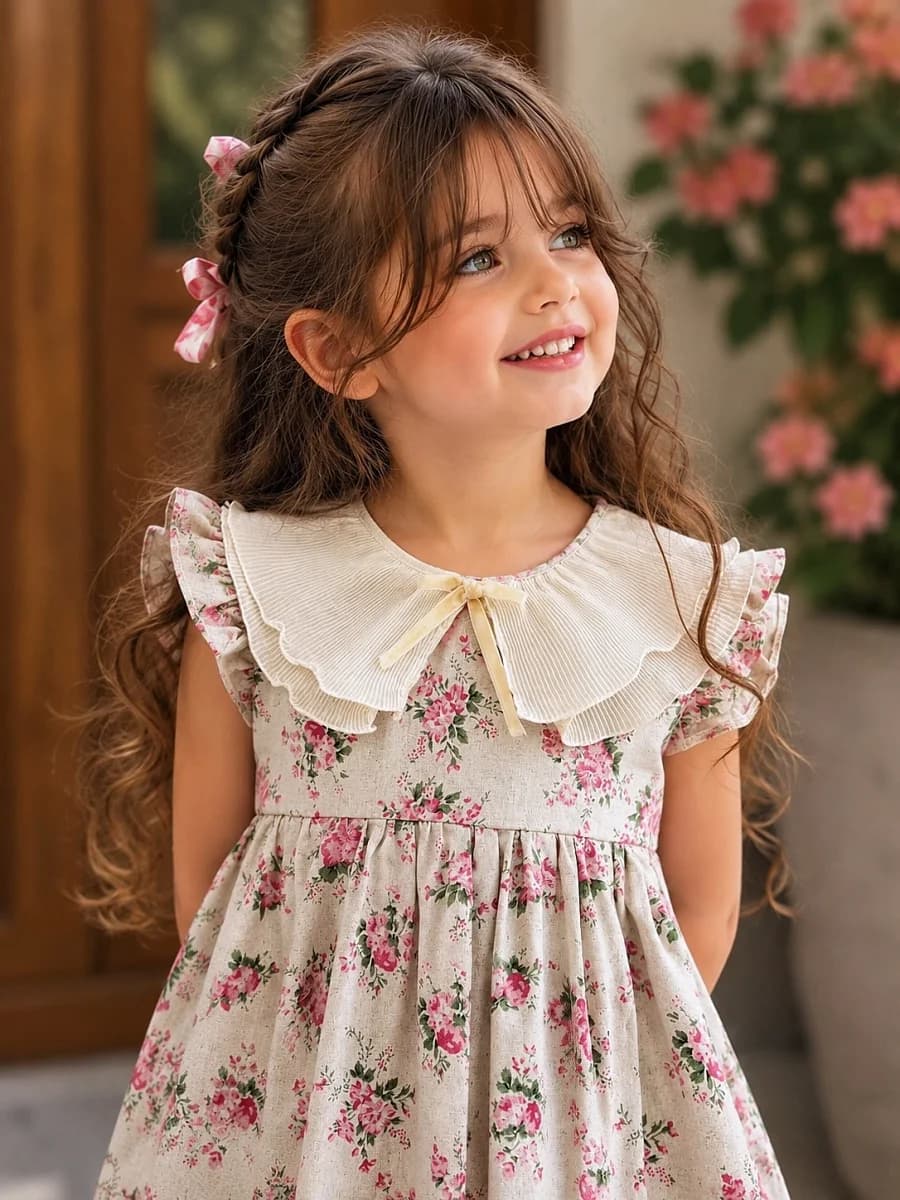 پیراهن دخترانه کد ۱۱۵۹