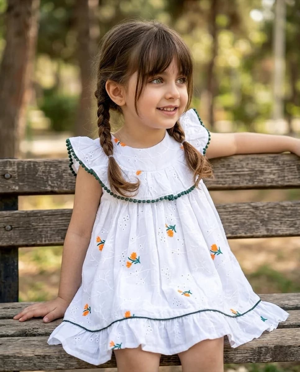 پیراهن دخترانه کد ۱۱۲۵
