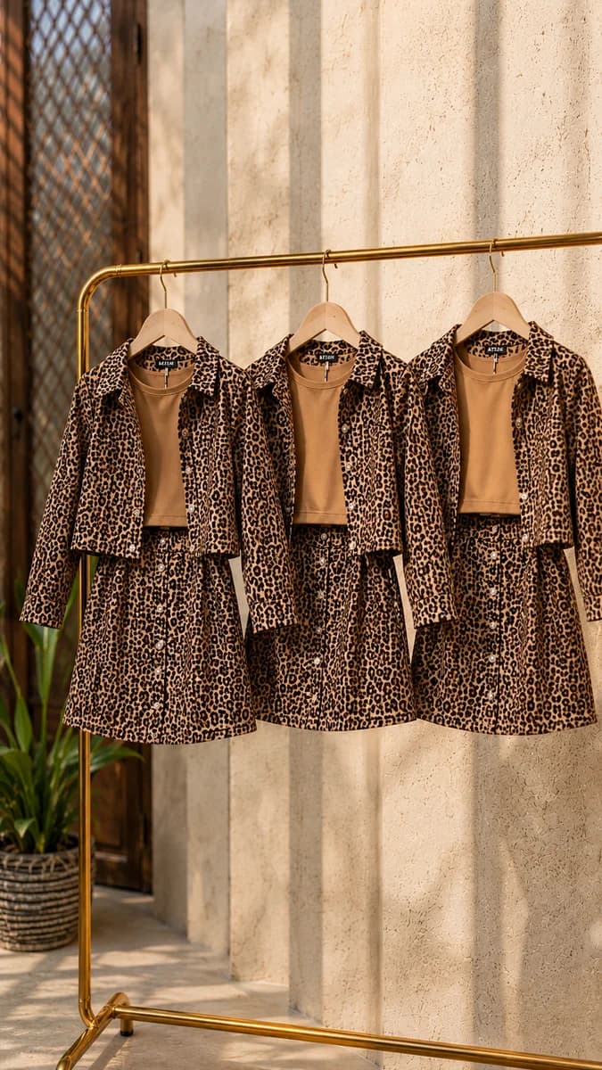 ست سه تیکه کت دامن و تاپ کد ۱۱۷۳ - نمای 2