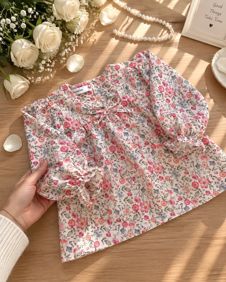 لباس کودک دخترانه کد ۱۱۸۹ - نمای 6