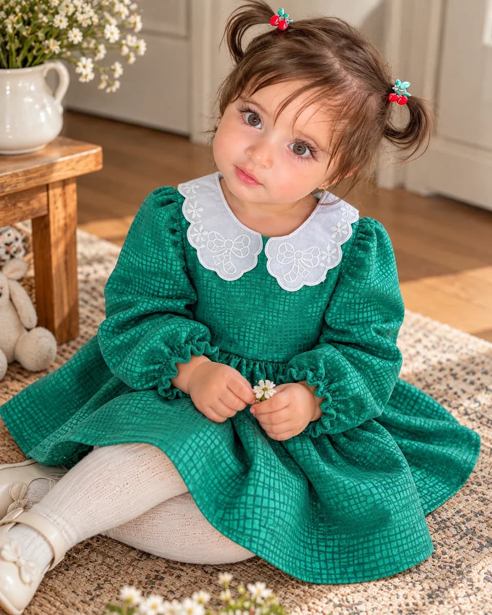 پیراهن دخترانه کودک و نوجوان کد ۱۱۹۹