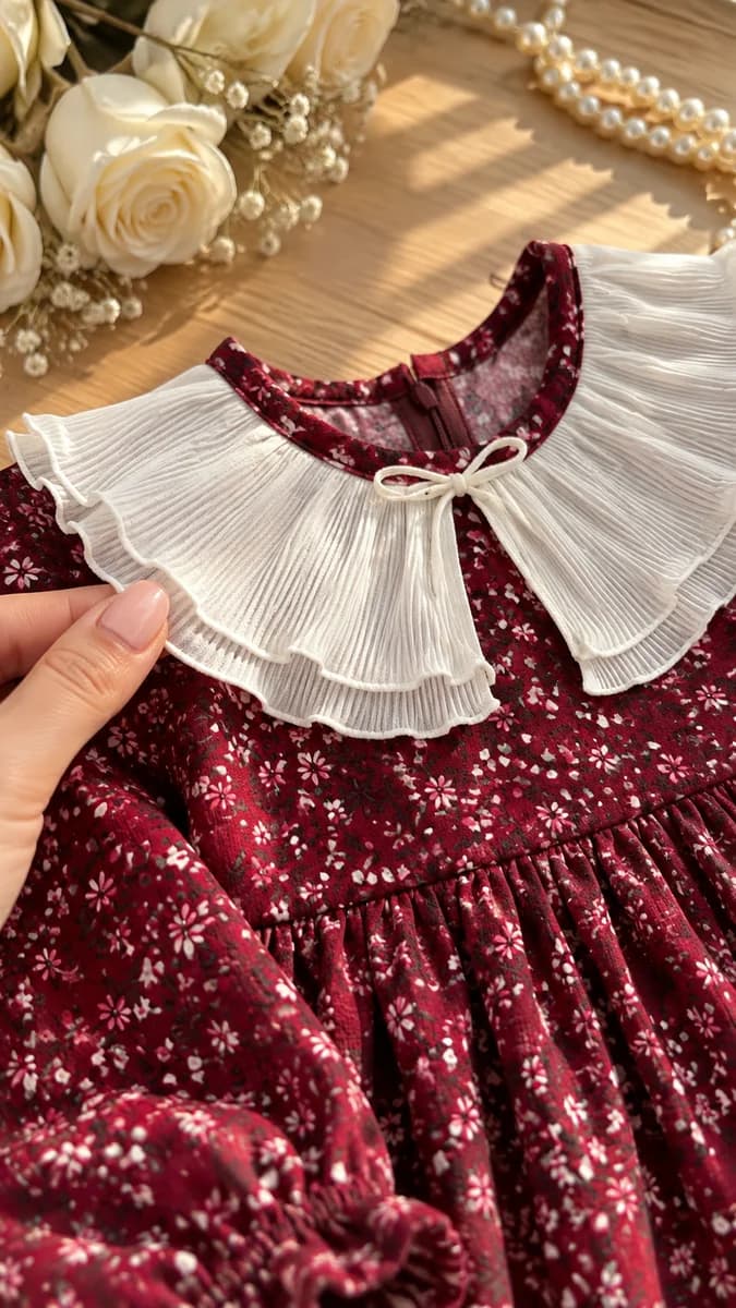 لباس دخترانه بچه گانه کد ۱۱۹۸ - نمای 2