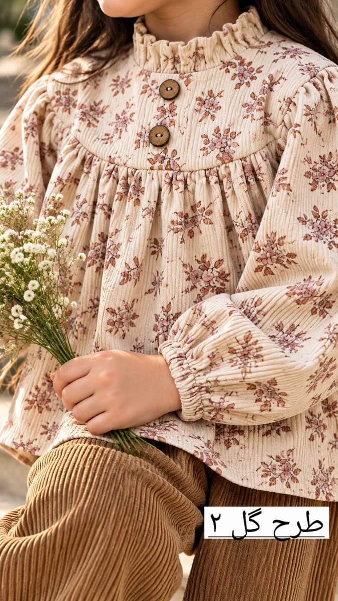 شومیز شلوار بچگانه کد ۱۱۹۳ - نمای 3