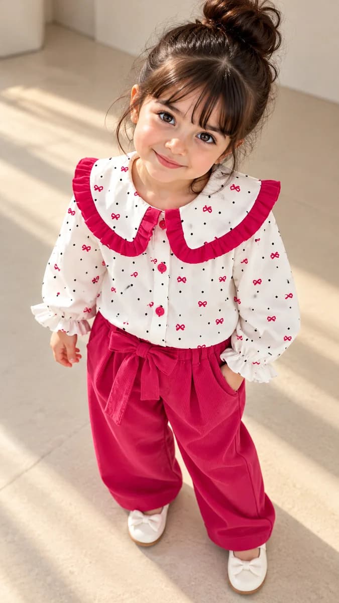 شومیز بچگانه کد ۱۱۱۱۰