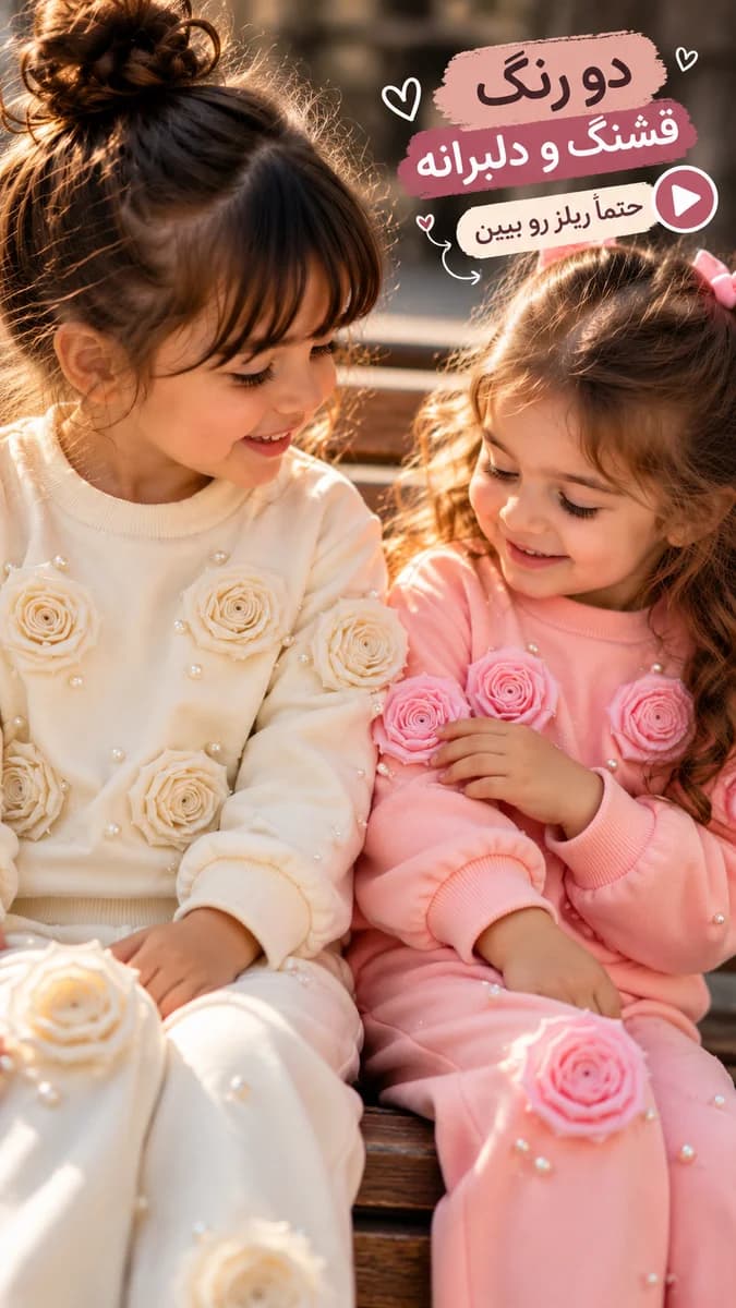 بلوز شلوار مجلسی بچه‌گانه ۱۱۱۱۹ - نمای 4
