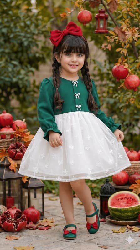 پیراهن دخترانه کد 1058