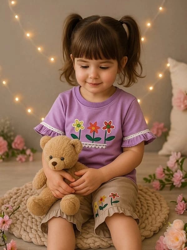 کراپ شلوارک کودک کد 938