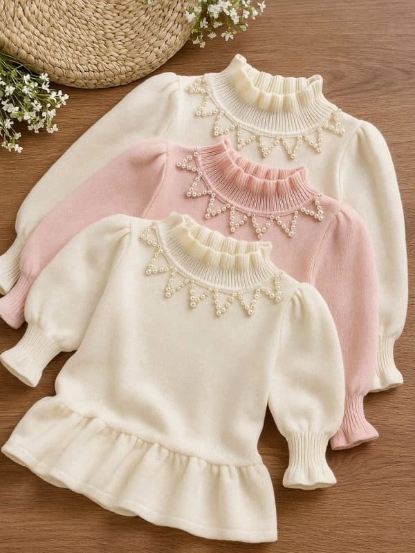 بلوز بافت کودکانه کد 41