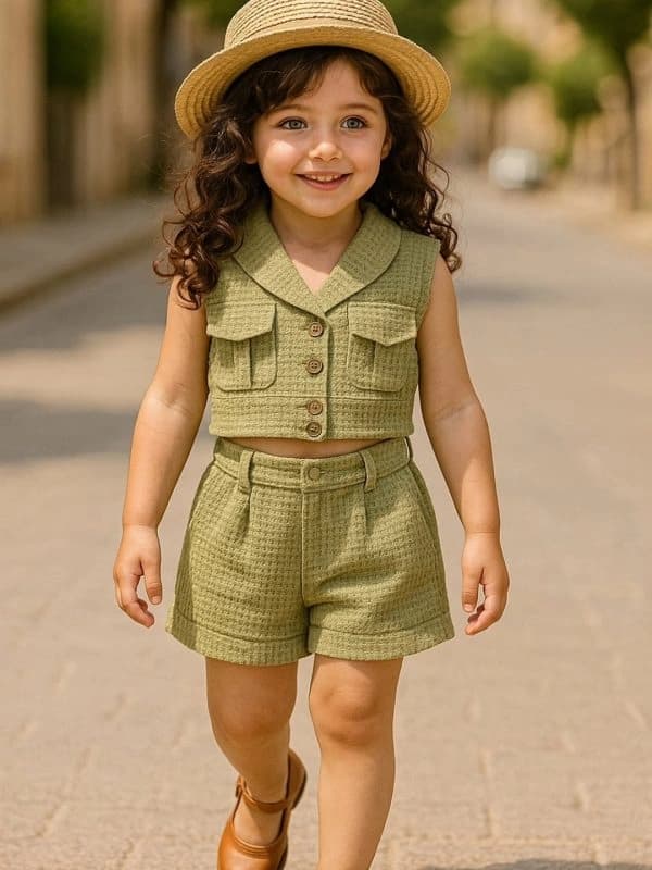 بلوز شلوارک بچگانه کد 980