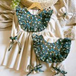 پیراهن گل گلی کودک