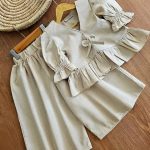 ست کراپ شلوار کودک