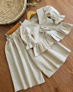 ست کراپ شلوار کودک