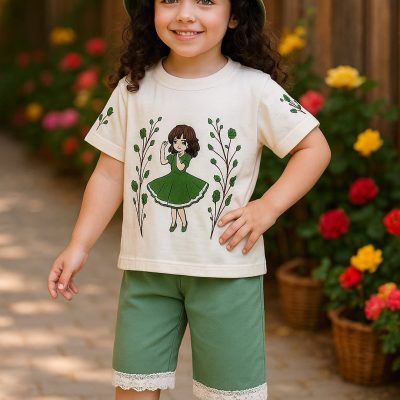 بلوز شلوارک بچگانه کد 916