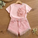 بلوز شلوارک بچگانه کد 31