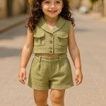 بلوز شلوارک بچگانه کد 980