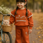 بلوز شلوار دخترانه کد 1024