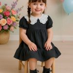 پیراهن مشکی کودک