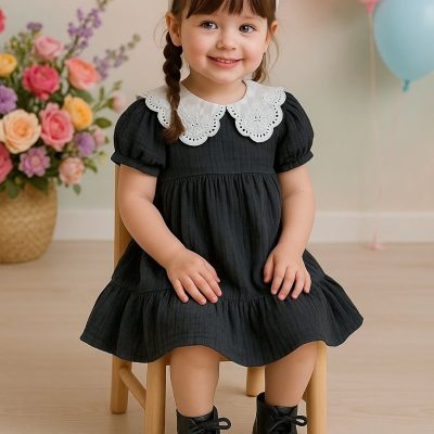 پیراهن مشکی کودک