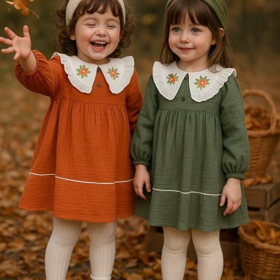 پیراهن پاییزه کودک