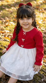 پیراهن دخترانه کد 1058 - Image 2