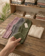 شلوار بافتنی بچگانه