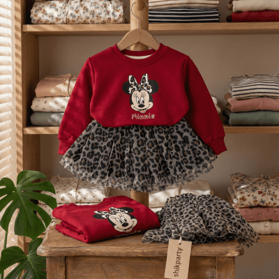 بلوز دامن پلنگی