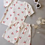 لباس کودک طرح گیلاس